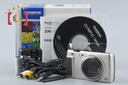【中古】OLYMPUS オリンパス STYLUS SH-21 ゴールド コンパクトデジタルカメラ 元箱付き