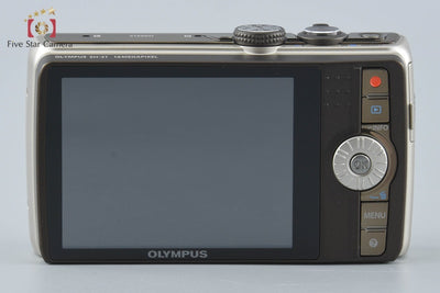【中古】OLYMPUS オリンパス STYLUS SH-21 ゴールド コンパクトデジタルカメラ 元箱付き