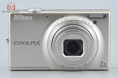 【中古】Nikon ニコン COOLPIX S6100 シャンパンシルバー コンパクトデジタルカメラ 元箱付き