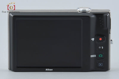 【中古】Nikon ニコン COOLPIX S6100 シャンパンシルバー コンパクトデジタルカメラ 元箱付き