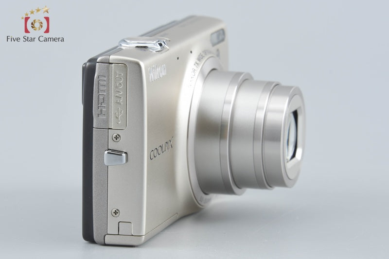 中古】Nikon ニコン COOLPIX S6100 シャンパンシルバー コンパクト
