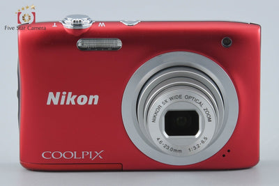 【中古】Nikon ニコン COOLPIX A100 レッド コンパクトデジタルカメラ