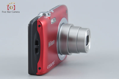 【中古】Nikon ニコン COOLPIX A100 レッド コンパクトデジタルカメラ