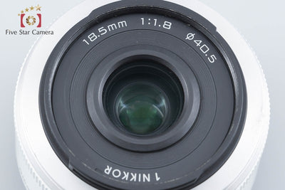 【中古】Nikon ニコン 1 NIKKOR 18.5mm f/1.8 ホワイト