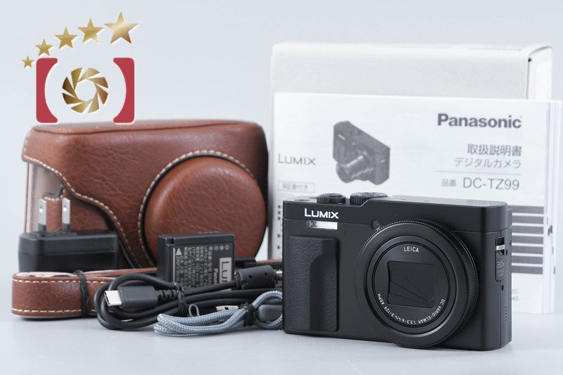 【中古】Panasonic パナソニック LUMIX DC-TZ99 ブラック コンパクトデジタルカメラ 元箱付き