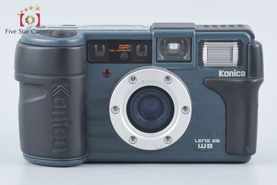 【中古】Konica コニカ 現場監督 28WB ブルー コンパクトフィルムカメラ