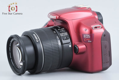 【中古】Canon キヤノン EOS Kiss X50 18-55 レンズキット レッド