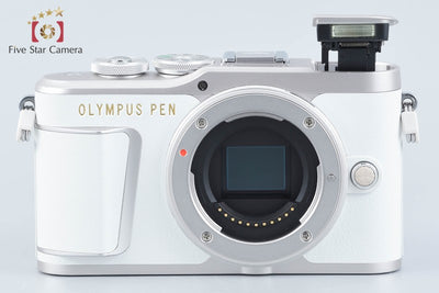 【中古】OLYMPUS オリンパス PEN E-PL9 ホワイト EZ ダブルズームキット シャッター回数僅少 元箱付き