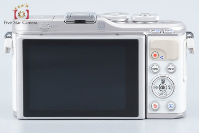 【中古】OLYMPUS オリンパス PEN E-PL9 ホワイト EZ ダブルズームキット シャッター回数僅少 元箱付き