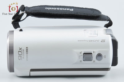 【中古】Panasonic パナソニック HC-V480MS ホワイト デジタルハイビジョンビデオカメラ