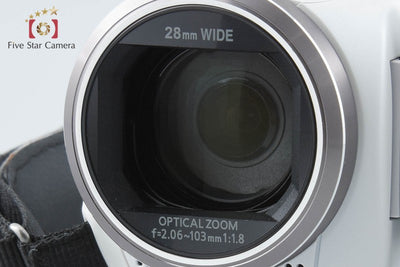 【中古】Panasonic パナソニック HC-V480MS ホワイト デジタルハイビジョンビデオカメラ