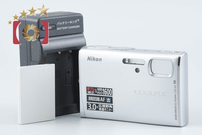 【中古】Nikon ニコン COOLPIX S50 グロスシルバー コンパクトデジタルカメラ