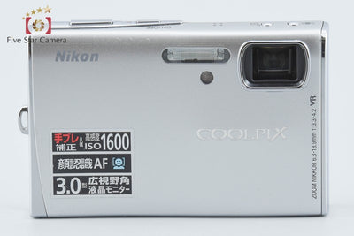 【中古】Nikon ニコン COOLPIX S50 グロスシルバー コンパクトデジタルカメラ
