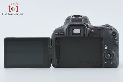 【中古】Canon キヤノン EOS Kiss X9 EF-S 18-55 IS STM レンズキット ブラック シャッター回数僅少 元箱付き