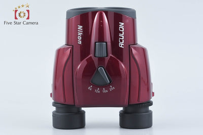 【中古】Nikon ニコン ACULON T11 8-24x25 レッド 双眼鏡 元箱付き