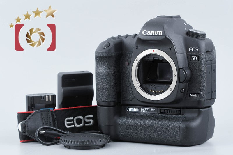 【中古】Canon キヤノン EOS 5D Mark II + BG-E6 バッテリーグリップ