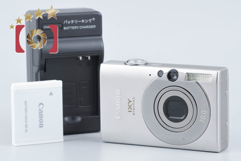 【中古】Canon キヤノン IXY DIGITAL 25 IS シルバー コンパクトデジタルカメラ