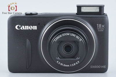 【中古】Canon キヤノン PowerShot SX600 HS ブラック コンパクトデジタルカメラ
