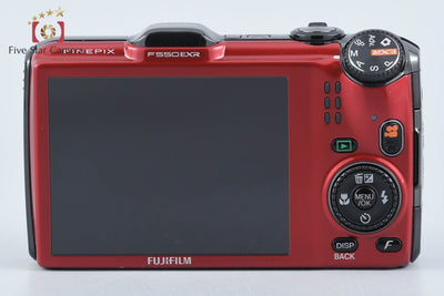 【中古】FUJIFILM 富士フイルム FinePix F550EXR レッド コンパクトデジタルカメラ 元箱付き