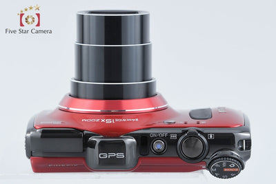 【中古】FUJIFILM 富士フイルム FinePix F550EXR レッド コンパクトデジタルカメラ 元箱付き