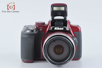 【中古】Nikon ニコン COOLPIX P600 レッド コンパクトデジタルカメラ