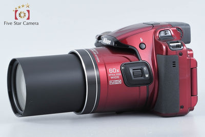 【中古】Nikon ニコン COOLPIX P600 レッド コンパクトデジタルカメラ
