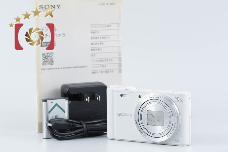 【中古】SONY ソニー Cyber-shot DSC-WX350 ホワイト コンパクトデジタルカメラ 多言語対応