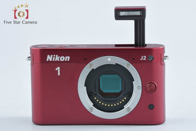 【中古】Nikon ニコン 1 J2 レッド ミラーレス一眼カメラ シャッター回数僅少