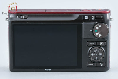 【中古】Nikon ニコン 1 J2 レッド ミラーレス一眼カメラ シャッター回数僅少