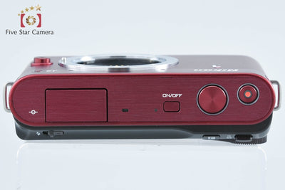 【中古】Nikon ニコン 1 J2 レッド ミラーレス一眼カメラ シャッター回数僅少