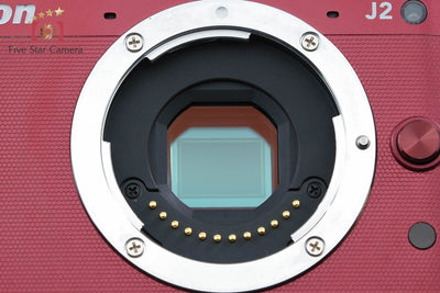 【中古】Nikon ニコン 1 J2 レッド ミラーレス一眼カメラ シャッター回数僅少