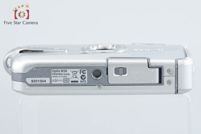 【中古】PENTAX ペンタックス Optio W30 シルバー 防水デジタルカメラ