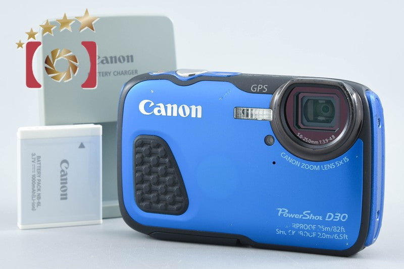 【中古】Canon キヤノン PowerShot D30 コンパクトデジタルカメラ