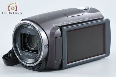 【中古】SONY ソニー ハンディカム HDR-CX670 ボルドーブラウン デジタルビデオカメラ 多言語対応