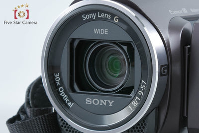 【中古】SONY ソニー ハンディカム HDR-CX670 ボルドーブラウン デジタルビデオカメラ 多言語対応