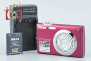 【中古】Nikon ニコン COOLPIX S4000 ルビーレッド コンパクトデジタルカメラ