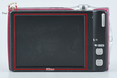 【中古】Nikon ニコン COOLPIX S4000 ルビーレッド コンパクトデジタルカメラ