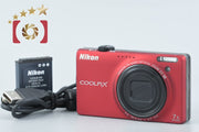 【中古】Nikon ニコン COOLPIX S6000 フラッシュレッド コンパクトデジタルカメラ
