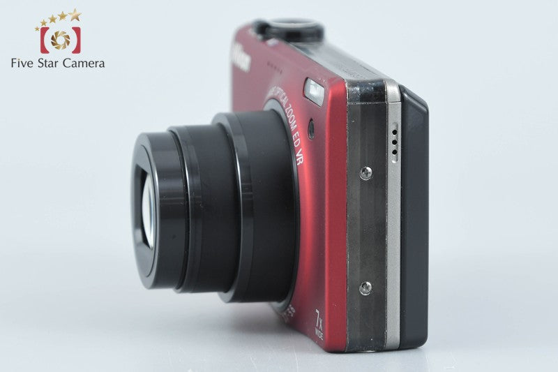 中古】Nikon ニコン COOLPIX S6000 フラッシュレッド コンパクト
