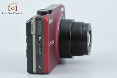 【中古】Nikon ニコン COOLPIX S6000 フラッシュレッド コンパクトデジタルカメラ