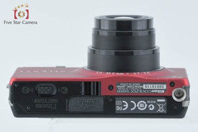 【中古】Nikon ニコン COOLPIX S6000 フラッシュレッド コンパクトデジタルカメラ