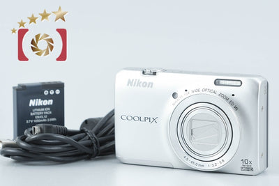 【中古】Nikon ニコン COOLPIX S6300 クリスタルシルバー コンパクトデジタルカメラ