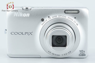 【中古】Nikon ニコン COOLPIX S6300 クリスタルシルバー コンパクトデジタルカメラ