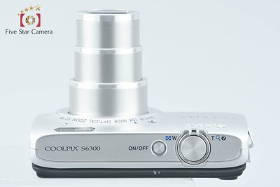 【中古】Nikon ニコン COOLPIX S6300 クリスタルシルバー コンパクトデジタルカメラ