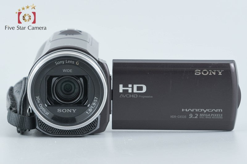 中古】SONY ソニー HANDYCAM HDR-CX535 ボルドーブラウン デジタル
