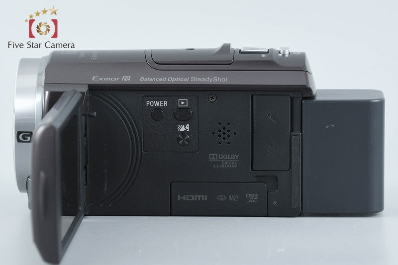 中古】SONY ソニー HANDYCAM HDR-CX535 ボルドーブラウン デジタル