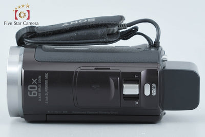 【中古】SONY ソニー HANDYCAM HDR-CX535 ボルドーブラウン デジタルビデオカメラ