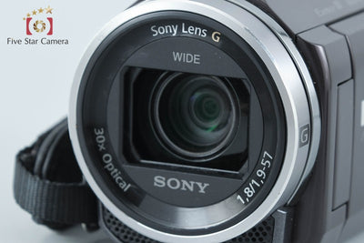 【中古】SONY ソニー HANDYCAM HDR-CX535 ボルドーブラウン デジタルビデオカメラ