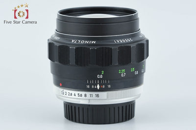 【中古】MINOLTA ミノルタ MC ROKKOR-PG 58mm f/1.2