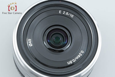 【中古】SONY ソニー E 16mm f/2.8 SEL16F28